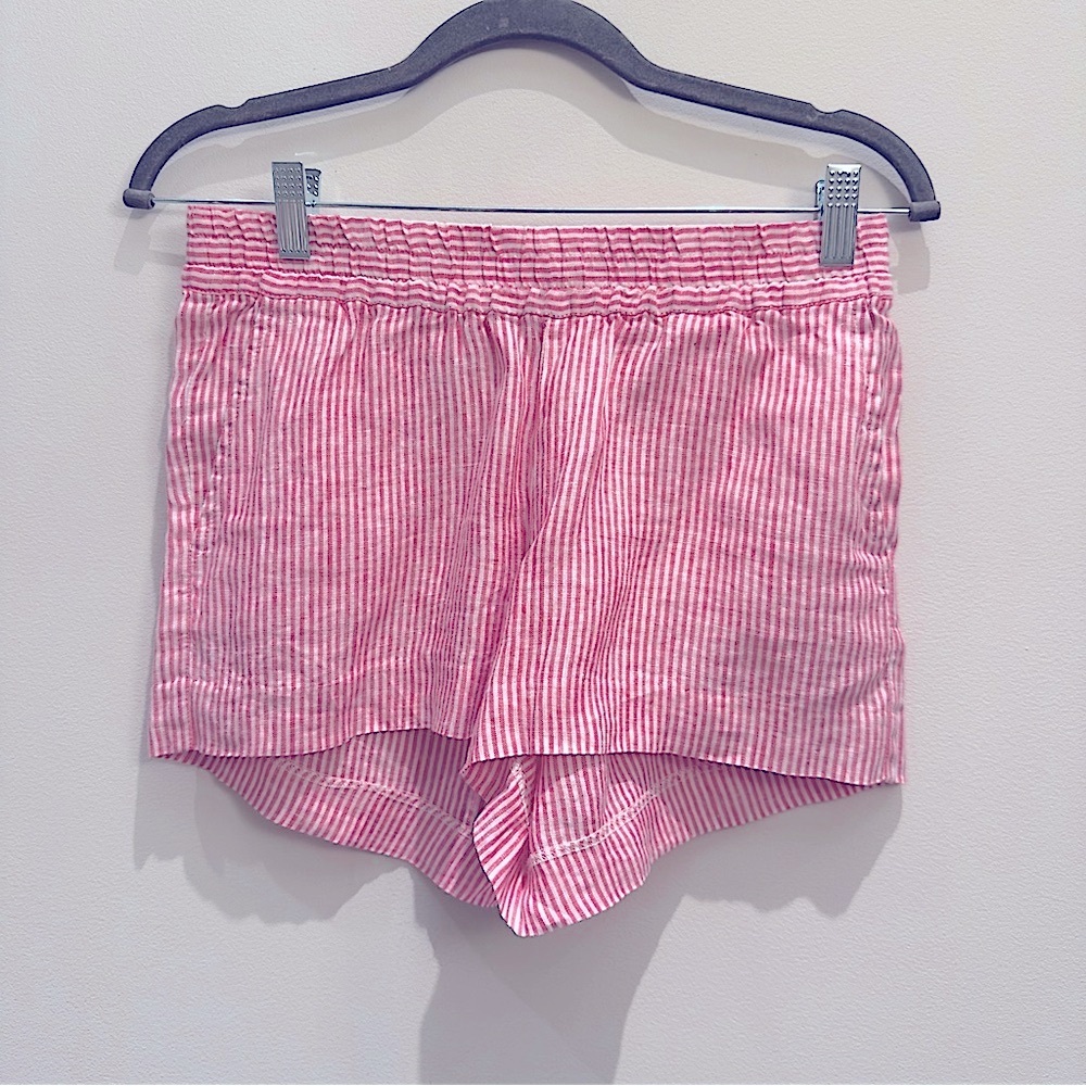 HIHO Designed In BVI Tortola - Pink/Red & White Garden Shorts Size XS